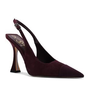 Sam Edelman Odette Slingback Heels in Parisian Plum – EUC Size 7